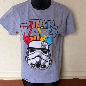 Star Wars Gray stormtrooper Logo Tee Shirt